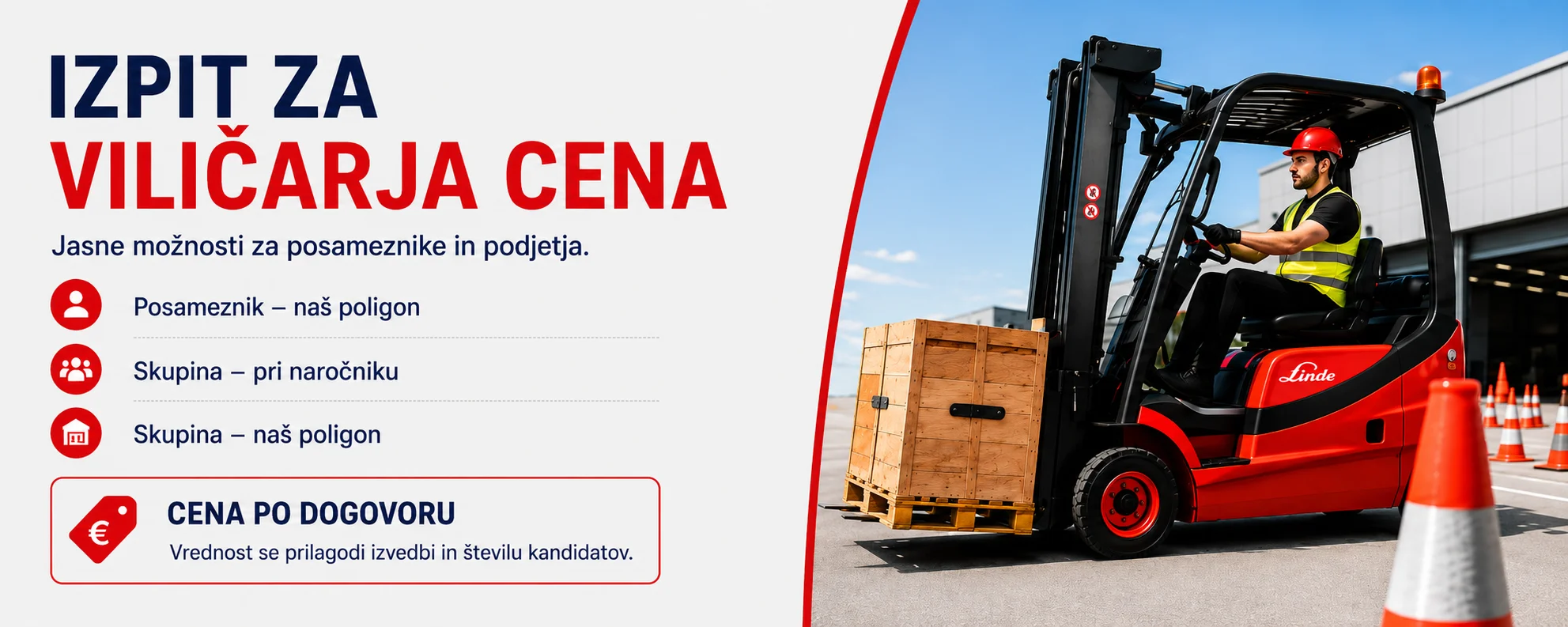 Izpit za viličarja cena